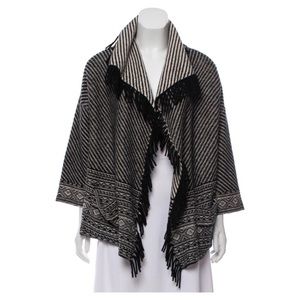 Joie Patterned Wool Blend Cardigan